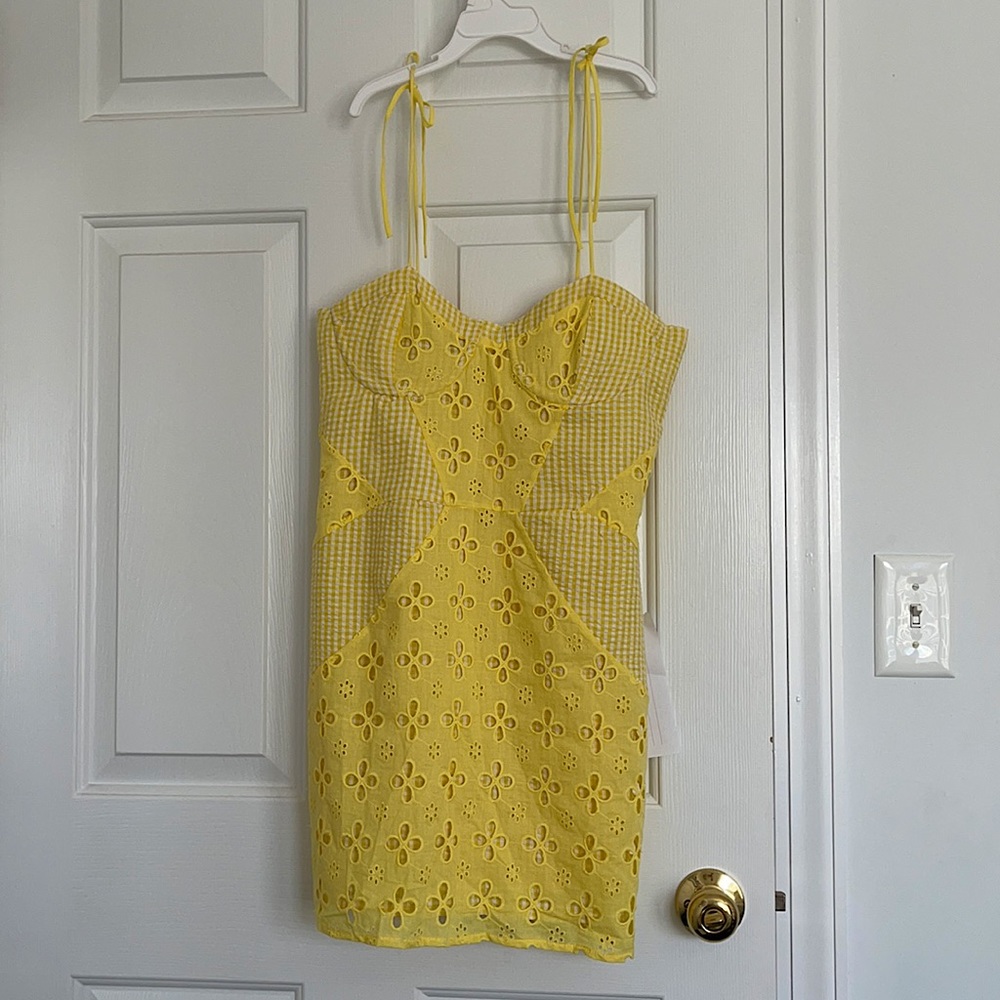 Strangers and lovers yellow dress